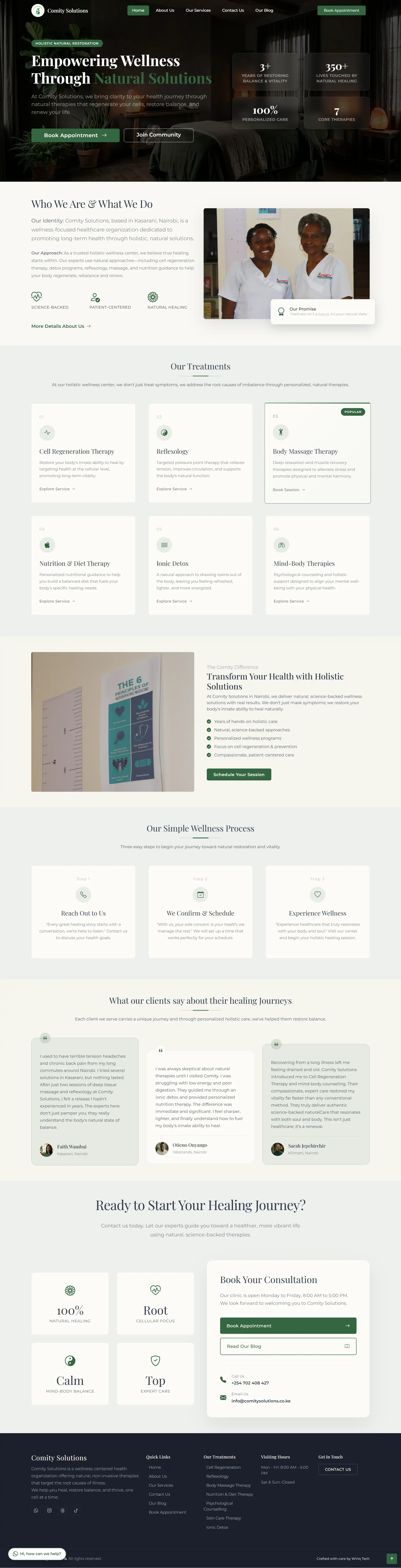 Project full page showcase