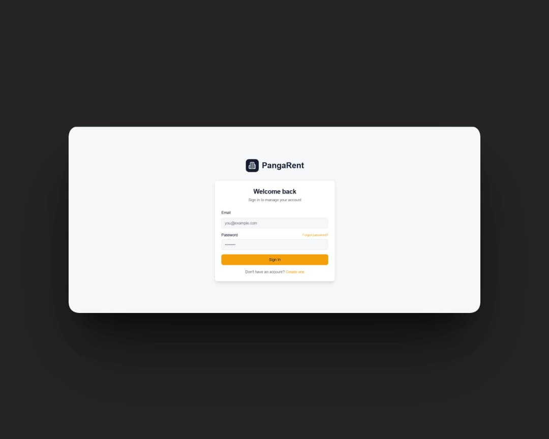 PangaRent (Active Development)